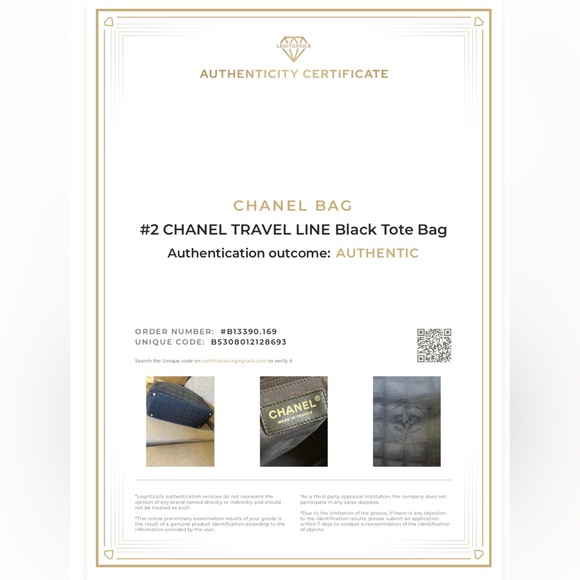 CHANEL TRAVEL LINE TOTE BAG - Picture 11 of 12